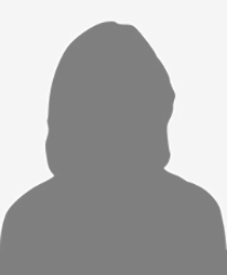 Grey avatar silhouette of a woman 